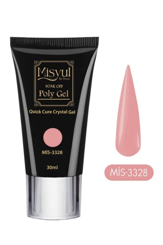Misyul Hızlı Tırnak Uzatma Protez Tırnak Poly Jel 30 Ml 28