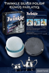 Twinkle Gümüş Parlatıcısı, Gümüş Cilası ve Temizleyici Krem 124gr Made In Usa (ithal Ürün)