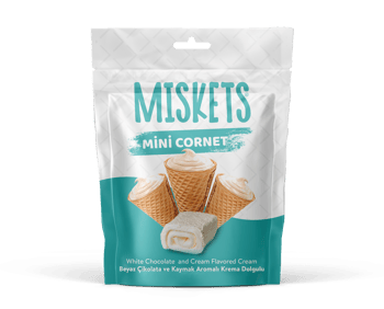 Mini Kornet Kaymak Aromalı 50g (6’lı Paket)