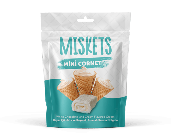 Mini Kornet Kaymak Aromalı 50g (6’lı Paket)