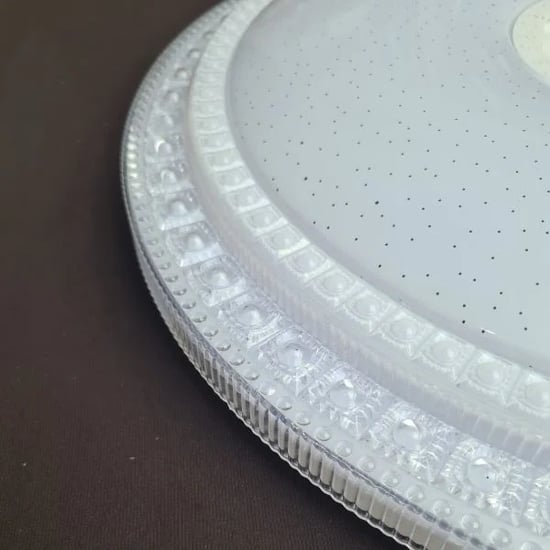 Erbay Sıva Üstü Led Panel Yuvarlak 45 Watt-Topkapı Desenli-Beyaz-Günışığı