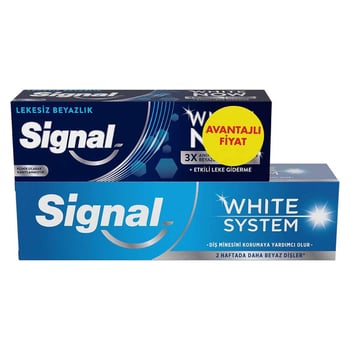 Signal White System 75 Ml + White Now Lekesiz 50 Ml Diş Macunu Seti