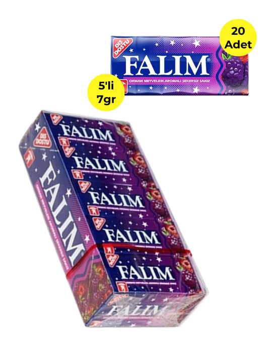 falım, sakız, meyveli sakız, falım orman meyveli sakız, sakız