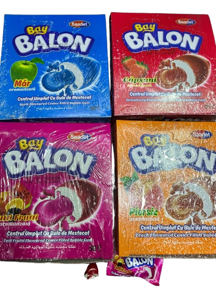 Saadet Bay Balon Dolgulu Sakız 50'li Karma Paket (Yeni Ürün)