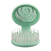 ProCo Beauty Makaron Saç Fırçasi Kaynak Saçlara Özel Seri - Havalı Neon  -  Mercan, Pembe, Nane Yeşili