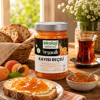 Organik Kayısı Reçeli 380 Gr.