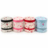 İ12-083 ( 3pcs ) ( Yuvarlak ) ( Çiçek Desenli & Mix Renkli ) Karton Hediye Kutusu ( 18-16-12cm )