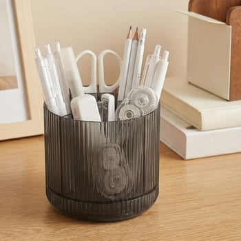 Buffer® 360° Dönebilen Plastik Organizer – Çok Amaçlı Mutfak, Banyo ve Makyaj Malzemesi Düzenleyici,