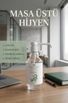 Masa Üstü Kolonya Ofis Kolonyası Sprey 500 Ml Yeşil Beyaz Kolonyası