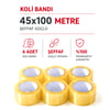 Bantix ( Şeffaf ) ( Flex Hotmelt Pro ) ( 45mmx100mt ) Koli Bantı ( Bandı )