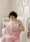 Muslin Emzirme Örtüsü 100x70 Cm Pembe