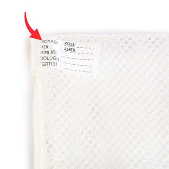 Çamaşır Yıkama Filesi 40 × 50 Cm – Etiketli Ayakkabı Yıkama Filesi