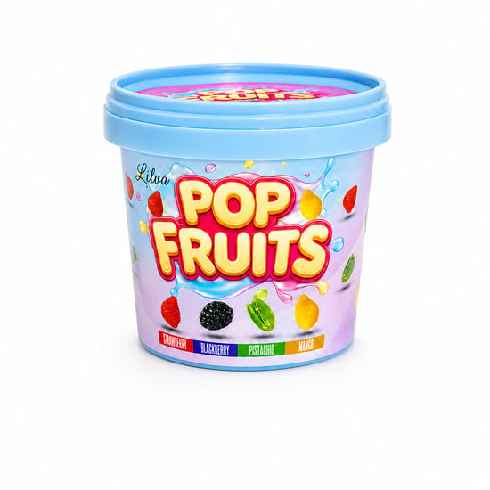 Popfruit Meyve Şekilli Çikolata – 100 G