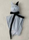 Muslin Emzik Tutuculu Kedi Uyku Arkadaşı Mavi
