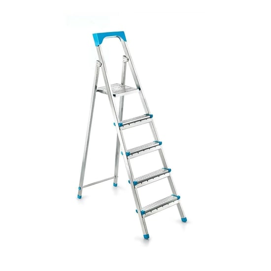 Perilla-luiza-11004 ( 4+1) Basamaklı Metal Merdiven ( Y: 105cm & 120kg.taşıma Kapasitesi )