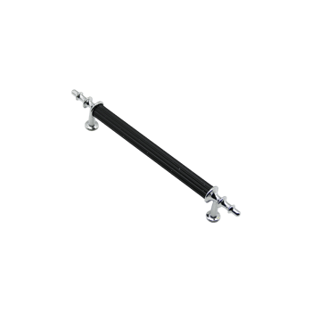 -976 ( 12.8cm ) ( Siyah & Krom ) Boru Kulp