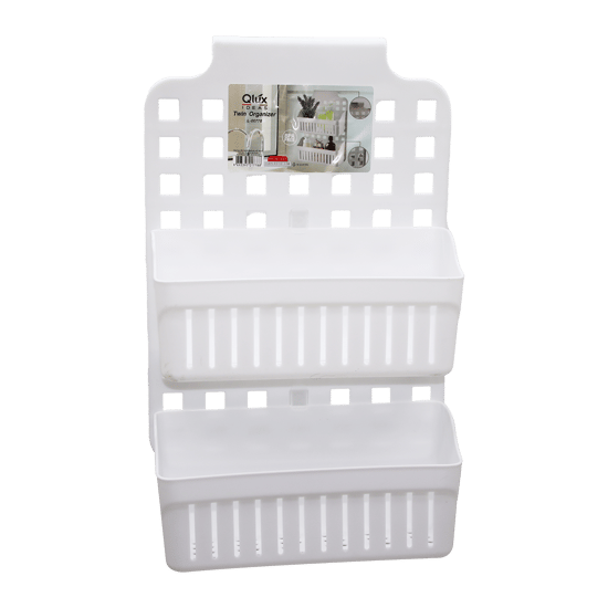 Qlux L-00778 Twin 2 Sepetli Askılı Kademeli Organizer