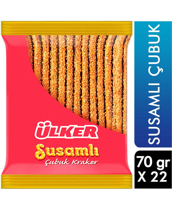 Ülker Susamlı Çubuk Kraker 70 Gr X 22'li Koli