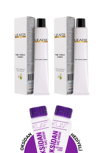 Lilafix 2+2 Saç Boyası ve Oksidanlı Avantajlı Set - 3/0 Koyu Kahve
