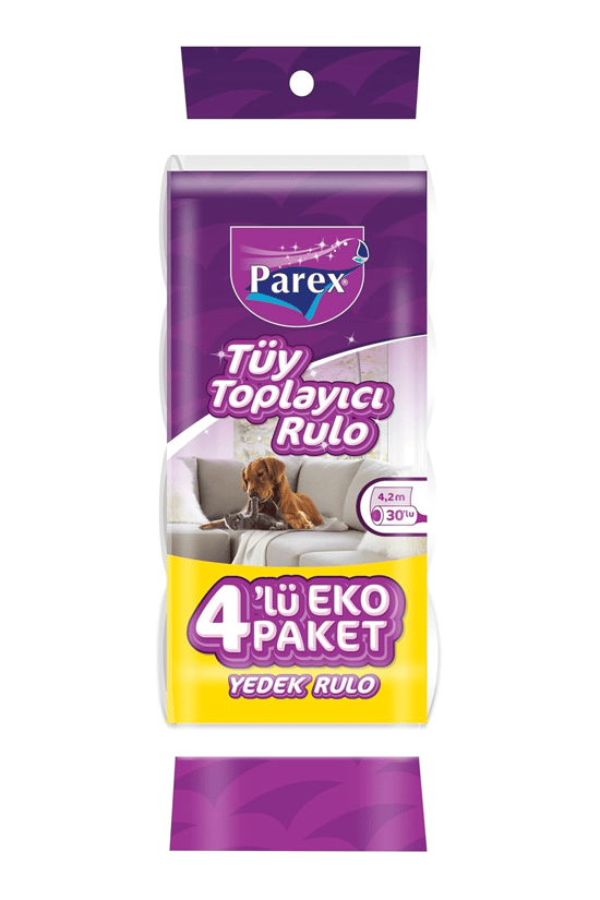 Parex Premium Tüy Toplayıcı Yedek Rulo 4x30'lu