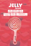 Proco Beauty Pro Jelly Saç Fırçası - Üç Boyutlu 3d Esnek Açma Tarama Saç Fırçası ( Çilek Pembesi, Portakal Turuncusu, Limon Sarısı)