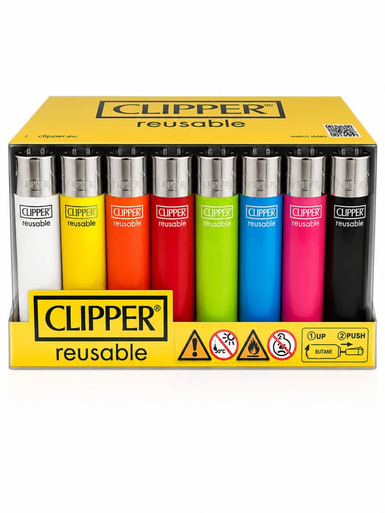 Clipper Micro Soft Renki Taşlı Çakmak
