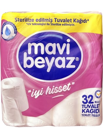 Mavi Beyaz Tuvalet Kağıdı 32'li