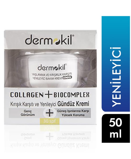 Dermokil Anti Age Yaşlanma ve Karışık Karşıtı Onarıcı Gündüz Bakım Kremi 50 Ml