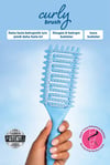Proco Beauty Pro Curlybrush - Kıvırcık Saçlar için Bukle Belirginleştirici Saç Fırçası ( Bordo )