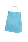 Roll-Up Kraft Çanta Açık Mavi Orta Boy 25x31cm 25 Adet