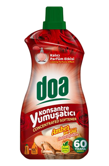 Doa Konsantre Yumuşatıcı Amber ve Gül 1500 Ml