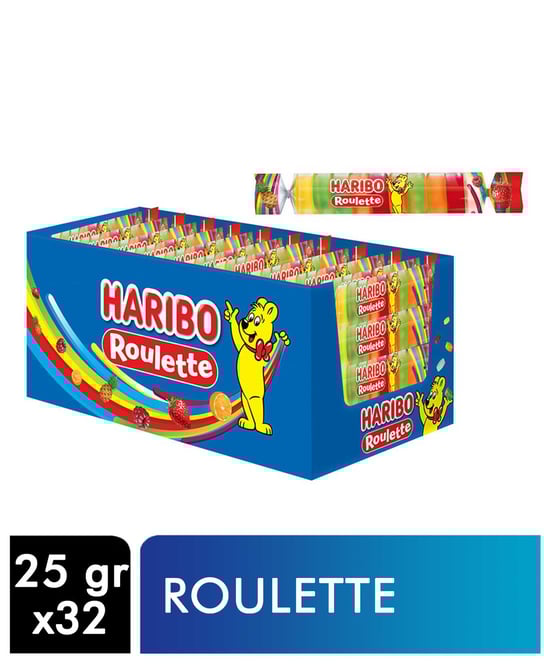 Haribo Yumuşak Şekerleme 25 Gr 32'li Paket Roulette