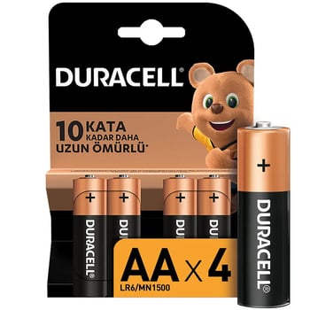 Duracell Aa Alkalin Kalem Pil 4'lü