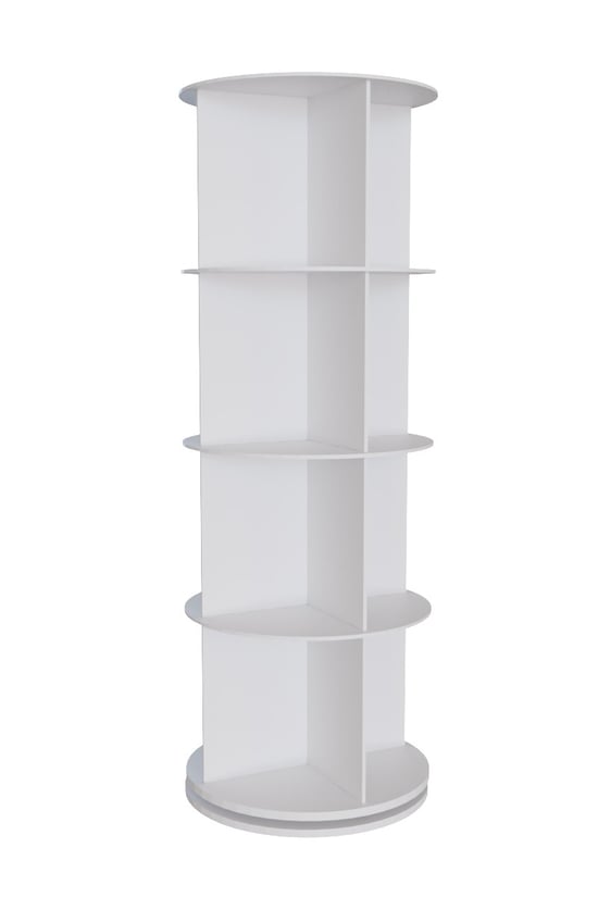 360 Derece Dönen Teşhir Standı Kitaplık, Ayakkabılık, Çantalık Ço