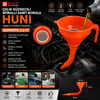 Bhd-00213 ( Çelik Süzgeçli ) Spiralli Huni ( Sabit Borulu ) 1.2lt