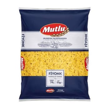 Mutlu Fiyonk Makarna 5 Kg