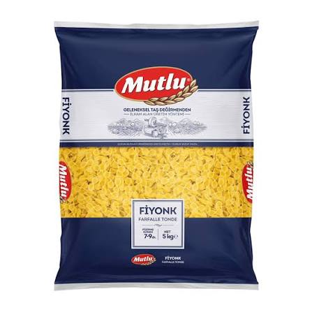 Mutlu Fiyonk Makarna 5 Kg