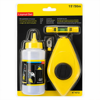 Dmax Dmx-4683 ( Çırpı İpi & Su Terazisi Seti ) ( 30m & 115 Gr & Toz Boyalı )
