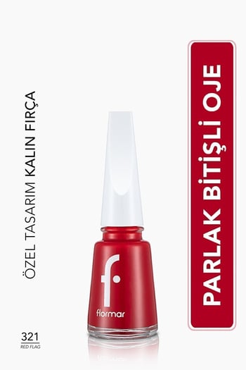 Sedefli Parlak Oje (kırmızı) - Nail Enamel-