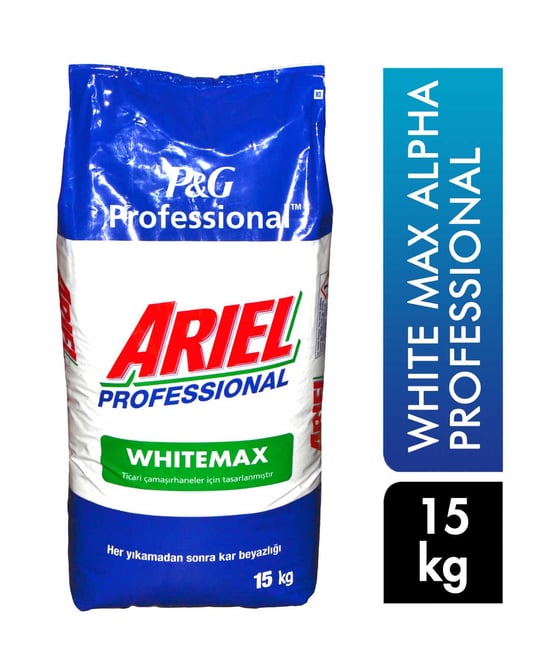 Ariel Matik Toz Çamaşır Deterjanı Prof 15 Kg White Max Alpha