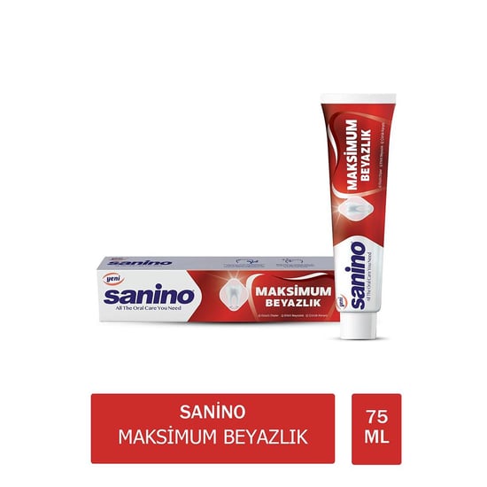 Sanino Maksimum Beyazlık Diş Macunu 75 Ml