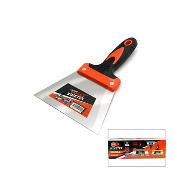 Kinetex Ktx-2162 ( 140mm ) Kauçuk Saplı & Çelik Boyacı Spatulası