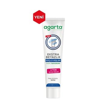 Agarta Diş Macunu Doğal Ekstra Beyazlık Güçlü Dişler (75 Ml)