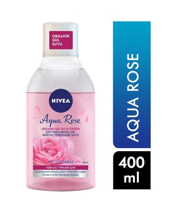Nivea Gül Suyu İçeren Çift Fazlı Makyaj Temizleme Suyu 400 Ml