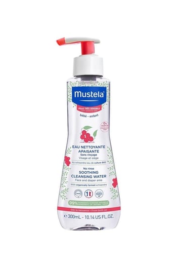 Mustela Çok Hassas Cilt Durulama Gerektirmeyen Temizleme Sıvısı 300 Ml