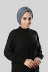 Hürrem Bone Antrasit Drapeli Salaş Tesettür Bone Sandy Büzgülü 2315_25