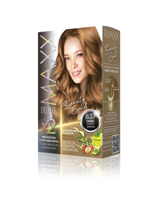 Maxx Deluxe Beauty Expert Set Saç Boyası 8.37 Sahra