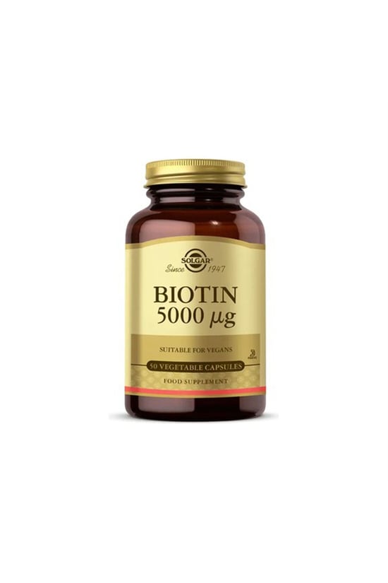 Solgar Biotin 5000 Mcg 50 Kapsül