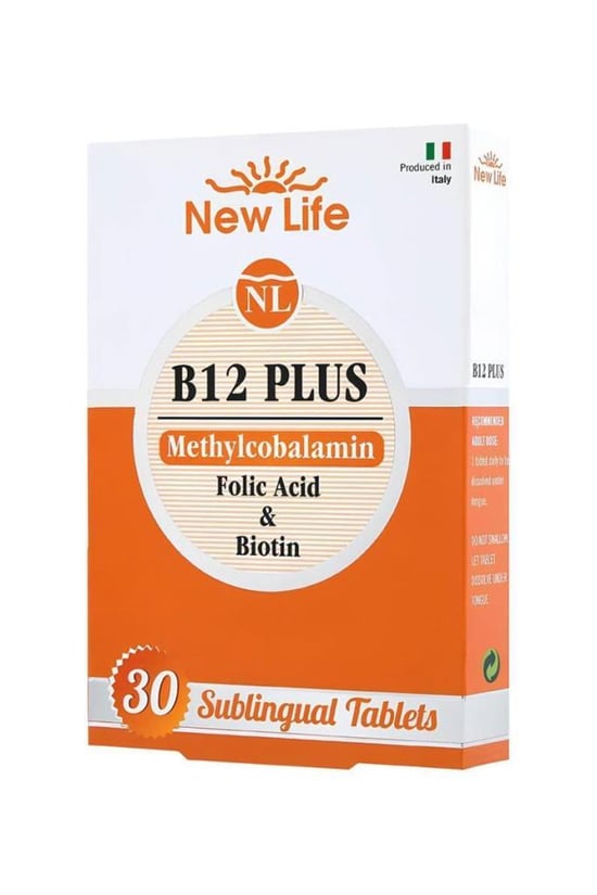 New Life B12 Plus Dilaltı 30 Tablet