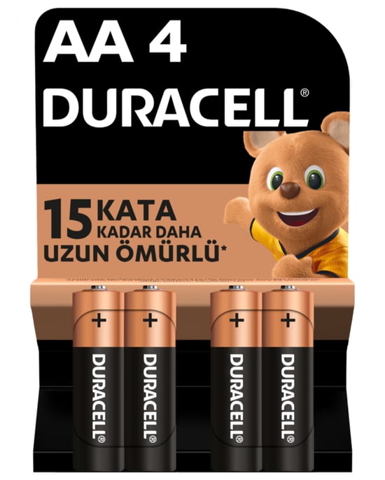 Duracell Aa Alkalin Kalem Pil 4'lü